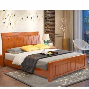 中美隆1.5米CL-01805橡木床 中美隆家具制造厂家*郑州