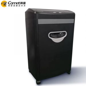 科密（comet）5级保密办公商用碎纸机（单次7张 持续30分钟 17L 可碎纸、订书钉、回形针、信用卡）1707