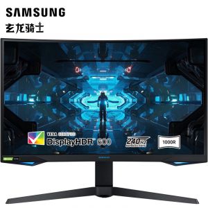 三星（SAMSUNG）31.5英寸 2K 1000R曲面 量子点 240Hz 1ms HDR600 G-Sync G75T 电竞显示器 C32G75TQSC